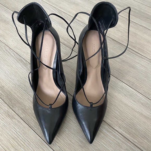 Aldo strappy black heels - Picture 3 of 3